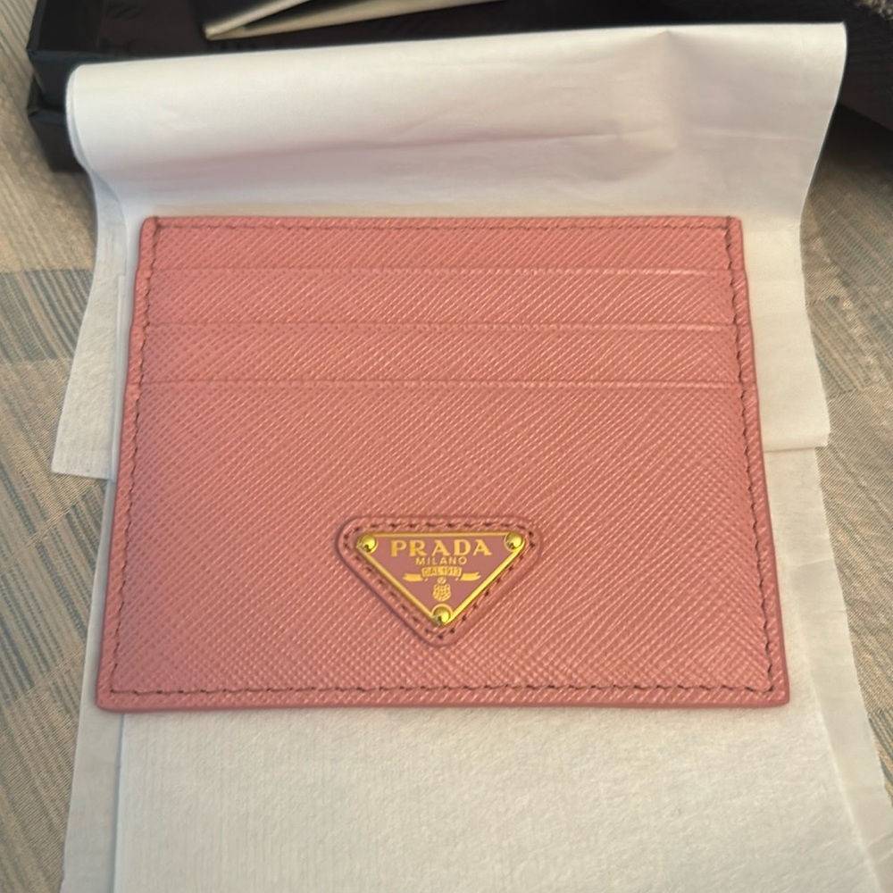 Prada Saffiano Leather Card Holder